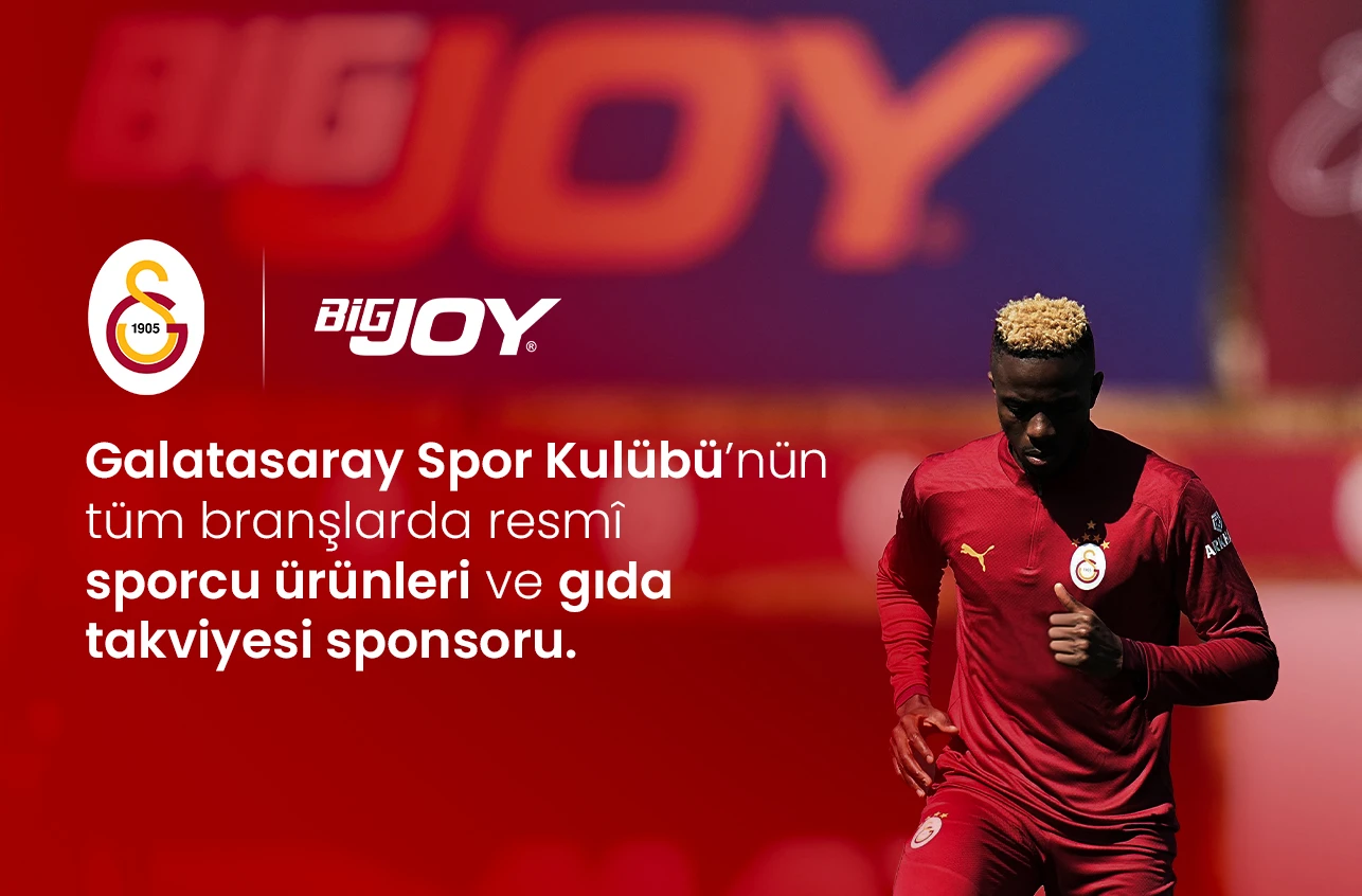 GALATASARAY SPOR KULÜBÜ SPORCU BESİNLERİ RESMİ SPONSORU | Bigjoy